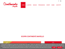Tablet Screenshot of continentemapello.it